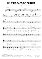 download the accordion score UN P'TIT GARS DE PANAME in PDF format