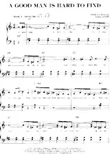 download the accordion score A good man is hard to find in PDF format