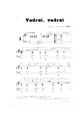 scarica la spartito per fisarmonica VEDRAI VEDRAI in formato PDF