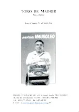 télécharger la partition d'accordéon Toro de Madrid au format PDF