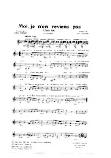 descargar la partitura para acordeón MOI; JE N'EN REVIENS PAS en formato PDF