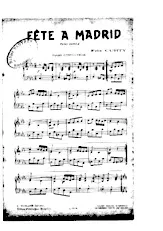 télécharger la partition d'accordéon FETE A MADRID au format PDF