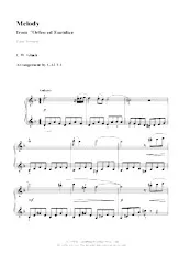 descargar la partitura para acordeón Melody from  en formato PDF