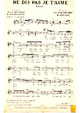 download the accordion score NE DIS PAS JE T'AIME in PDF format