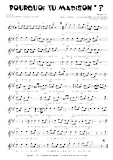 download the accordion score POURQUOI TU MADISON in PDF format