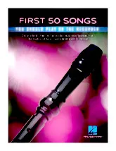 download the accordion score First 50 songs - You should play on the recorder (Flûte à bec) in PDF format