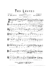download the accordion score TES LEVRES in PDF format
