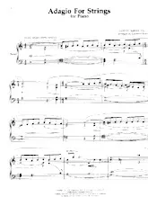 télécharger la partition d'accordéon Adagio for Strings. Op. 11 au format PDF