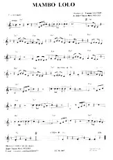 download the accordion score Mambo lolo in PDF format