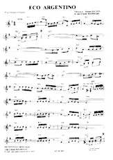 descargar la partitura para acordeón Éco Argentino en formato PDF