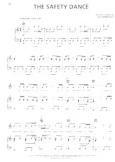 download the accordion score The safety dance in PDF format