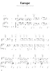 descargar la partitura para acordeón Europe en formato PDF