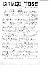 download the accordion score Ciriaco tose in PDF format