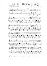 download the accordion score O.K Bowling in PDF format