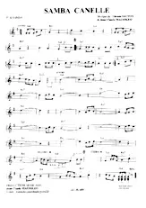 descargar la partitura para acordeón Samba canelle en formato PDF