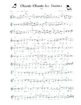 scarica la spartito per fisarmonica Chante chante les sirènes in formato PDF