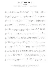 descargar la partitura para acordeón Valzer blu en formato PDF