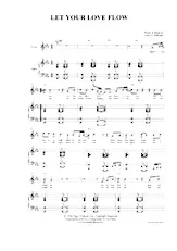scarica la spartito per fisarmonica Let your love flow in formato PDF
