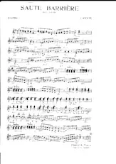 download the accordion score Saute barrière in PDF format