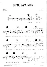 download the accordion score SI TU M'AIMES in PDF format