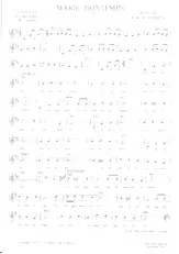 descargar la partitura para acordeón MARIE PRINTEMPS en formato PDF