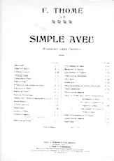 télécharger la partition d'accordéon Simple Aveu Op. 25 au format PDF