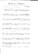 télécharger la partition d'accordéon Voilà, Voilà (Mon rêve c'est de vivre comme ça) au format PDF