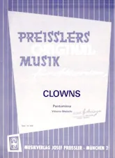 télécharger la partition d'accordéon Clowns au format PDF