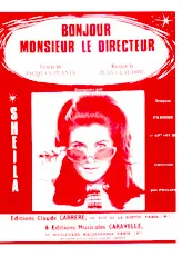 télécharger la partition d'accordéon Bonjour Monsieur le directeur au format PDF