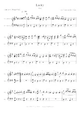download the accordion score Lucky in PDF format
