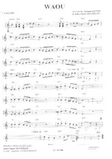 download the accordion score Waou in PDF format