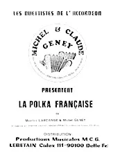 télécharger la partition d'accordéon la polka française au format PDF