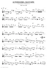 descargar la partitura para acordeón LE ROSSIGNOL SAVOYARD (valse musette) en formato PDF