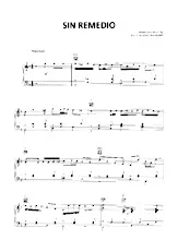 download the accordion score Sin remedio in PDF format