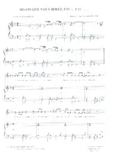 download the accordion score Selon que vous serez, etc... etc in PDF format