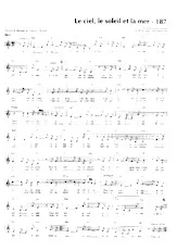 download the accordion score Le ciel le soleil et la mer in PDF format