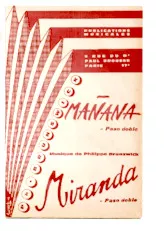 télécharger la partition d'accordéon Manana au format PDF