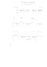 scarica la spartito per fisarmonica Boléro d'amour in formato PDF