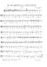 download the accordion score Je m'appelle Antoine in PDF format