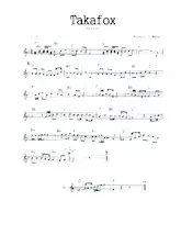 download the accordion score Takafox in PDF format