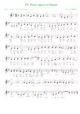 descargar la partitura para acordeón Twee ogen zo blauw en formato PDF