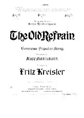 scarica la spartito per fisarmonica The Old Refrain in formato PDF