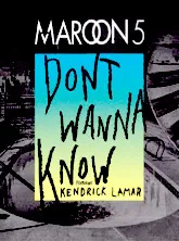 descargar la partitura para acordeón Don't wanna know en formato PDF