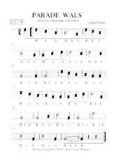 scarica la spartito per fisarmonica PARADE WALS Griffschrift in formato PDF