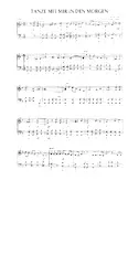 scarica la spartito per fisarmonica Tanze mit mir in den morgen in formato PDF