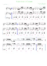 descargar la partitura para acordeón Avant-deux à Coutant en formato PDF