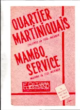 scarica la spartito per fisarmonica Quartier Martiniquais (orchestration) in formato PDF