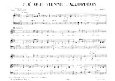 descargar la partitura para acordeón D'où que vienne l'accordéon en formato PDF