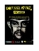 descargar la partitura para acordeón Can't feel my face en formato PDF