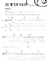 download the accordion score Je m'en vais [TAB] in PDF format
